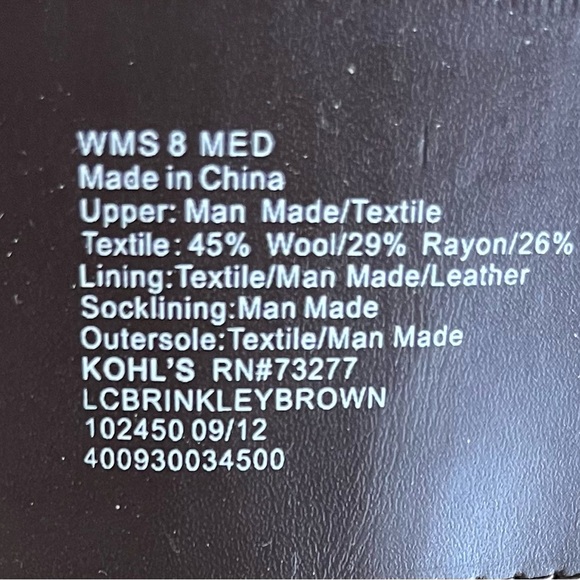 Kohl's Elegant Brown and Gray Over the Knee Boots - Picture 6 of 6